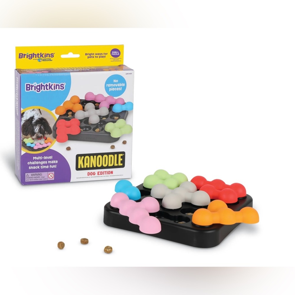 Brightkins Interactive Small Dog Kanoodle Food Treat Puzzle- BRAND NEW IN BOX!